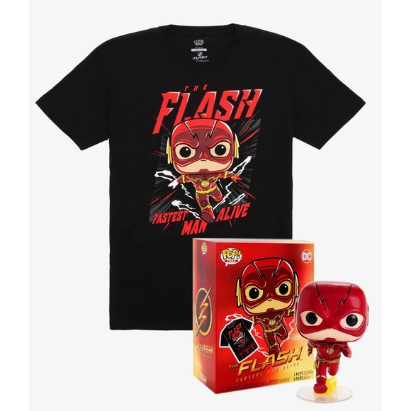 Funko Other - Funko DC Comics the Flash t shirt and vinyl figure